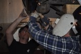 Sam welding the rear valance photo DSC_2949.jpg